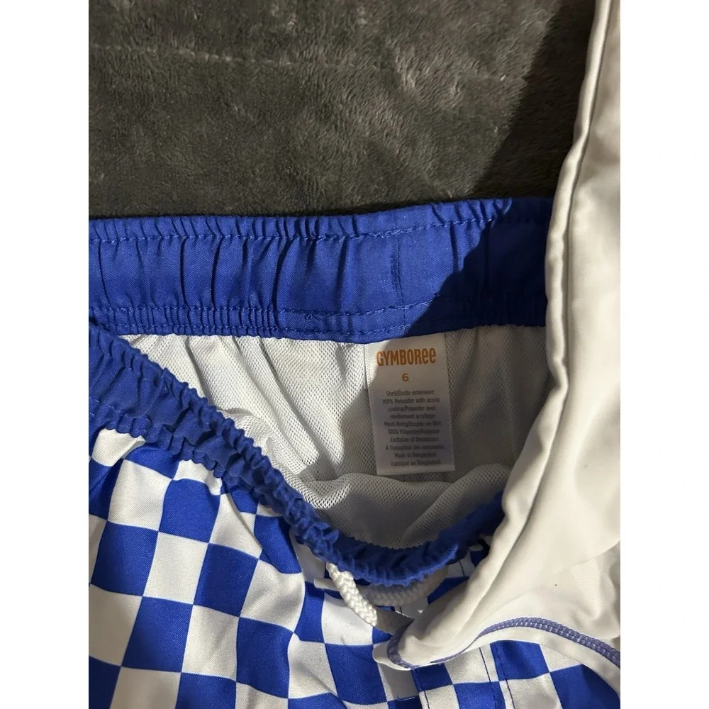 Gymboree Race car Two Piece Swim Trunks Set Size 6